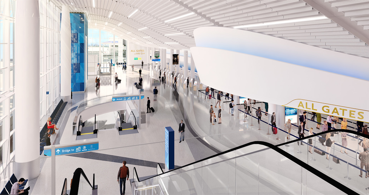 Terminal Lobby Expansion Breaks Ground Airport Begins Signature ...