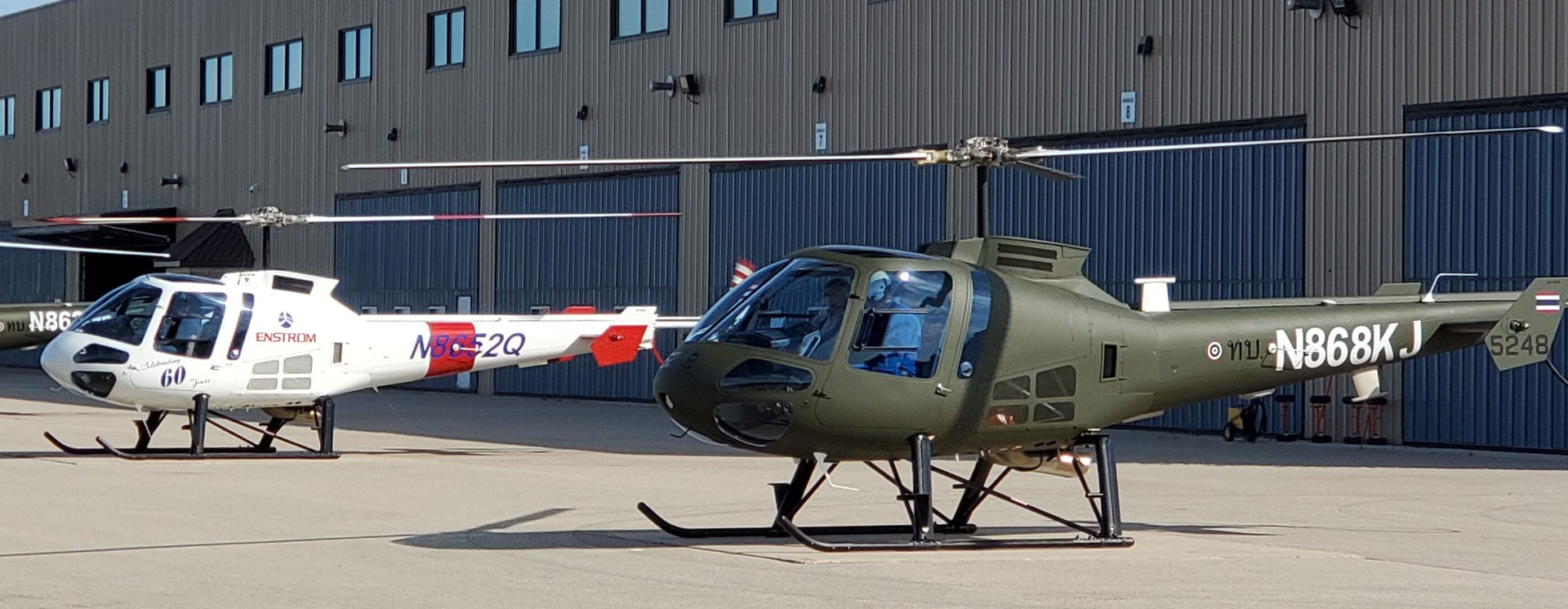 Enstrom 60 Yr Green Ship