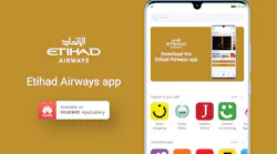Etihad Airways Launched In Huawei App Gallery