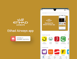 Etihad Airways Launched In Huawei App Gallery