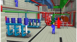 View of pump room equipment and accessories View of pump room equipment and accessories