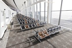 Kusch+Co furnished the waiting area &ldquo;Tea Garden&rdquo; in the international airport in Beijing with the benches of the series 8000 (Design by Studio F. A. Porsche). The premium, genuine leather upholstery, the purist, vigorous design language as well as the blue and brown color scheme underline the benches&rsquo; excellent comfort.