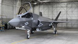 An F-35B for the United States Marine Corps at Lockheed Martin's production facility in Fort Worth, Texas – the 134th F-35 delivered in 2019. An F-35B for the United States Marine Corps at Lockheed Martin's production facility in Fort Worth, Texas – the 134th F-35 delivered in 2019.