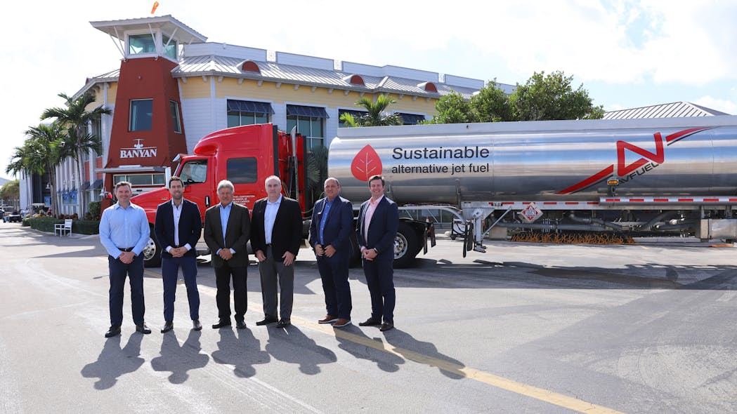 Photo To Accompany Banyan Air Service (fxe) Welcomes Delivery Of Avfuel Saf