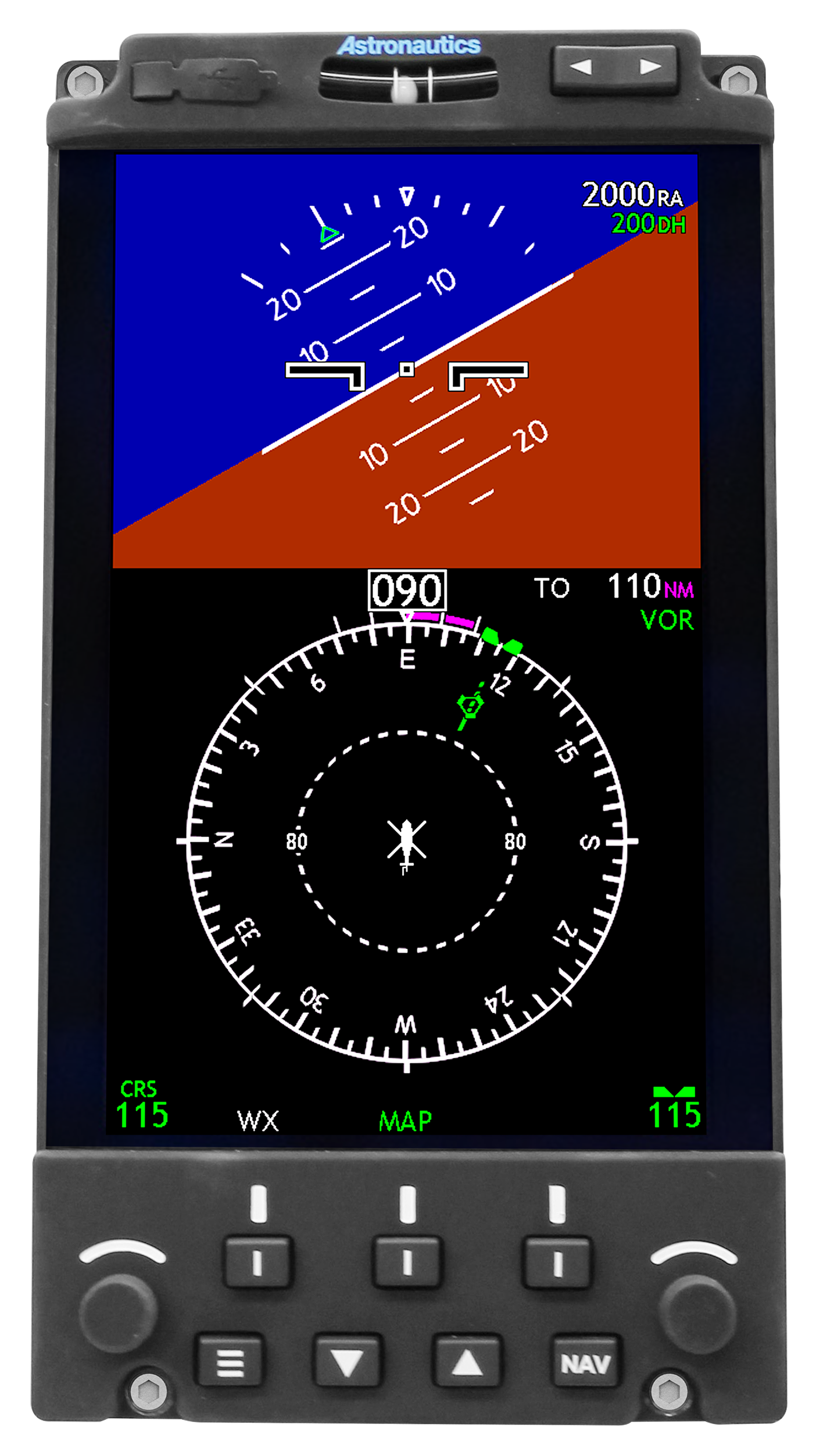 Astronautics is releasing enhancements to its RoadRunner Electronic Flight Instrument that improve integration with all H-60 platforms, as well as support for additional military functions such as TACAN.