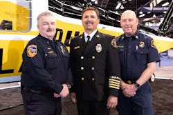 Chief Dennis Brown of CAL FIRE, Deputy Chief Vince Pena of Los Angeles County and Chief Chuck Macfarland of San Diego Fire-Rescue spoke and were recognized for their choosing the Sikorsky S-70i FIREHAWK helicopter.
