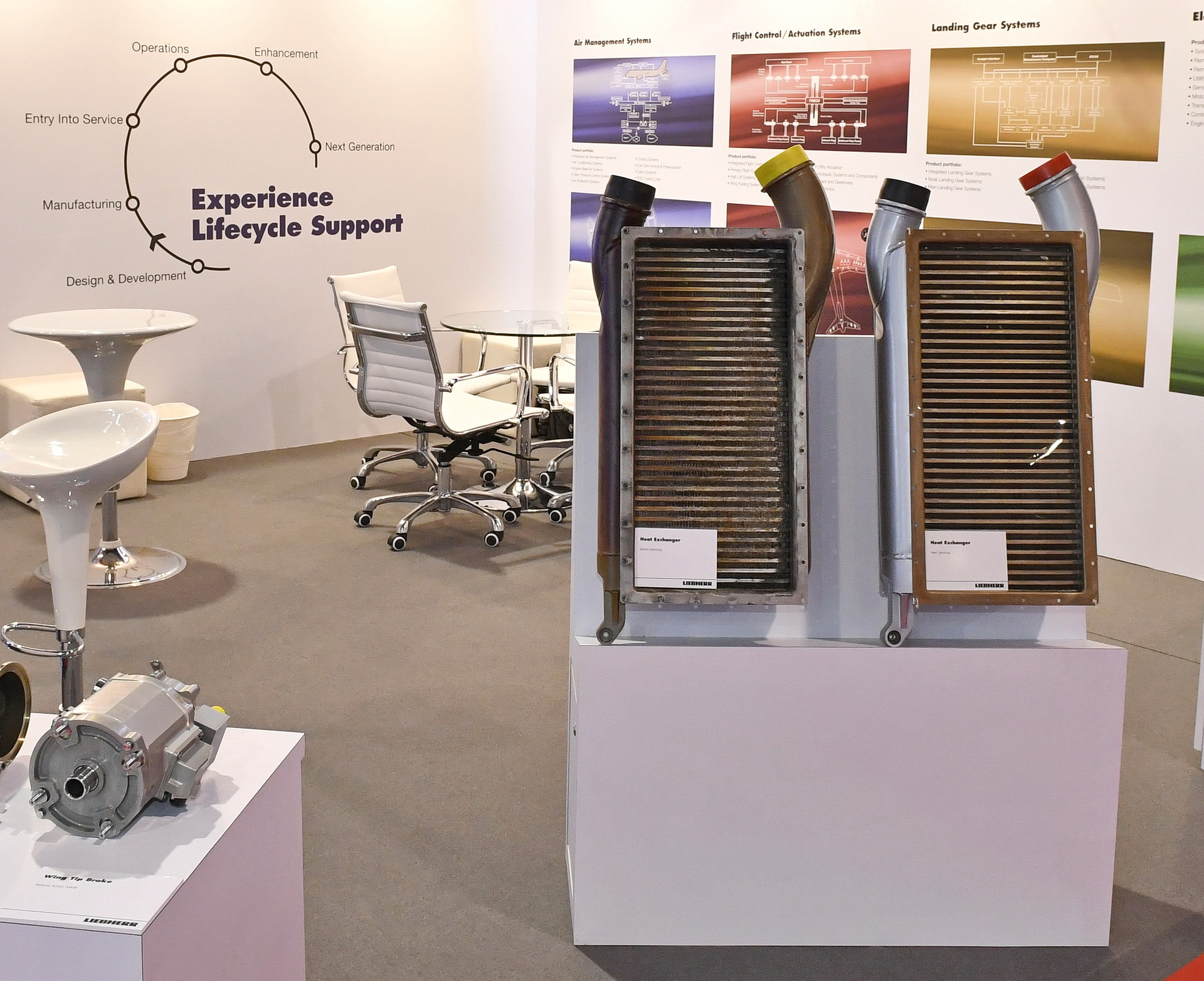 Liebherr Aerospace Singapore Airshow Exhibits