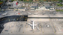 Malta International Airport Aerial Shot