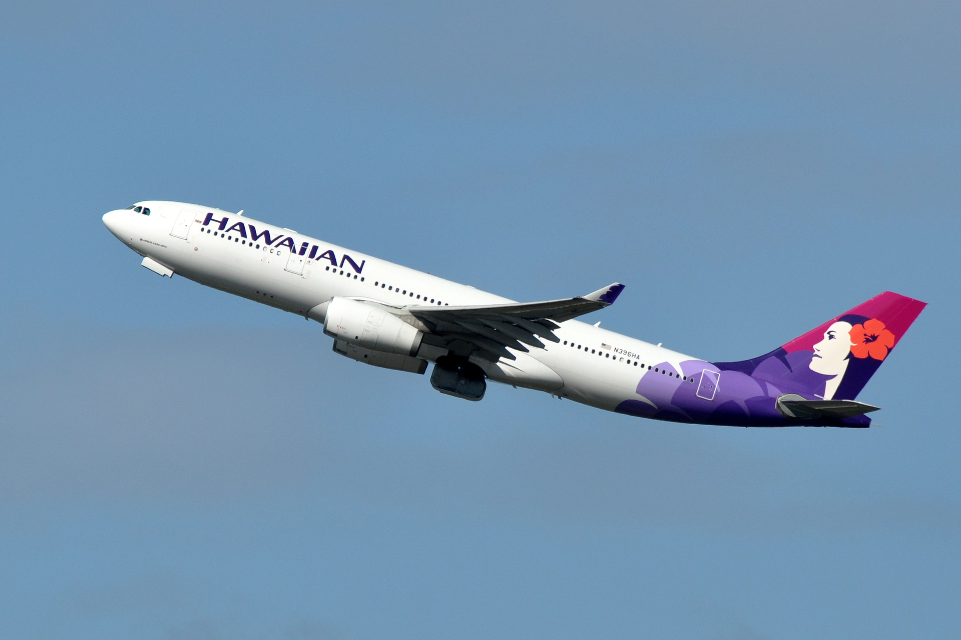 Hawaiian Airlines, Airbus A330 243, N396 Ha Sea (18758411083)