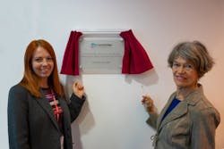 Dr Jaclyn Bell and Lady Marshall unveil the FBO Dr Jaclyn Bell and Lady Marshall unveil the FBO