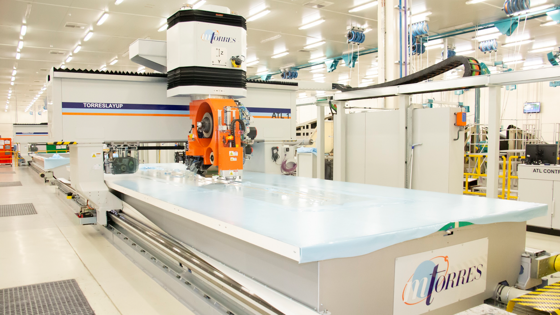 Strata Has Deployed Two Of The Latest Generation M Torres Automatic Tape Laying Atl Machines To Support Its Airbus A350 900 Manufacturing Capabilities 5e6f8f4504bb9
