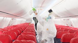 Safety First Disinfectant Spray And Aircraft Interior Cleaning Lion Air