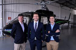 Senior Charter Sales Team at Flapper with Manoel Assunção (left), Paul Malicki (center) and Flavio Carvalho (right) Senior Charter Sales Team at Flapper with Manoel Assunção (left), Paul Malicki (center) and Flavio Carvalho (right)