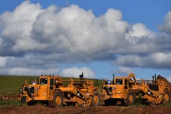 Since initial earthworks marked the start of work to build Western Sydney International in September 2018, around 1 million worker hours have been racked up on the project and 1.8 million cubic meters of earth moved around the site. Since initial earthworks marked the start of work to build Western Sydney International in September 2018, around 1 million worker hours have been racked up on the project and 1.8 million cubic meters of earth moved around the site.