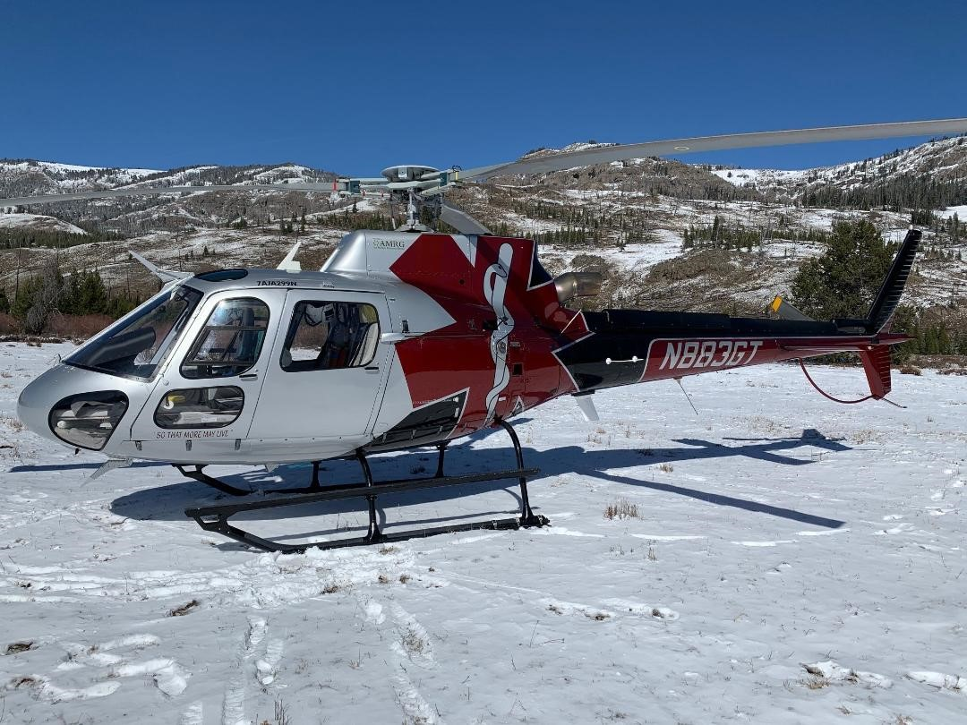 Guardian Flight Alaska medically equipped H125 Helicopter.
