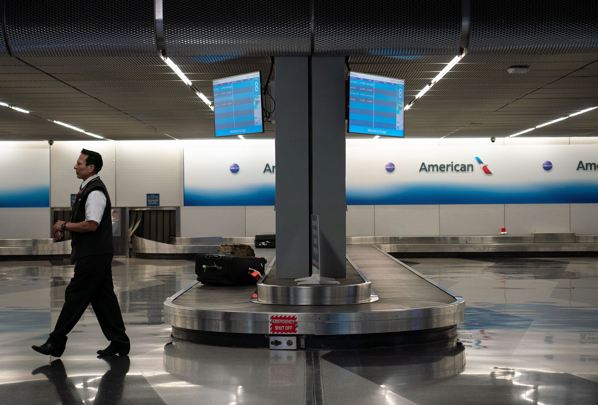 Starting Tuesday, American will operate just 13 flights a day combined out of John F. Kennedy International Airport, LaGuardia Airport and Newark Liberty International from now through May 6.