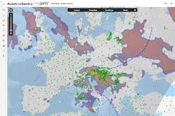 DTN AviationSentry Helicopter Edition plots a helicopter’s real-time position against weather and provide asset alerts against wind, ceiling, visibility, lightning and radar. DTN AviationSentry Helicopter Edition plots a helicopter’s real-time position against weather and provide asset alerts against wind, ceiling, visibility, lightning and radar.