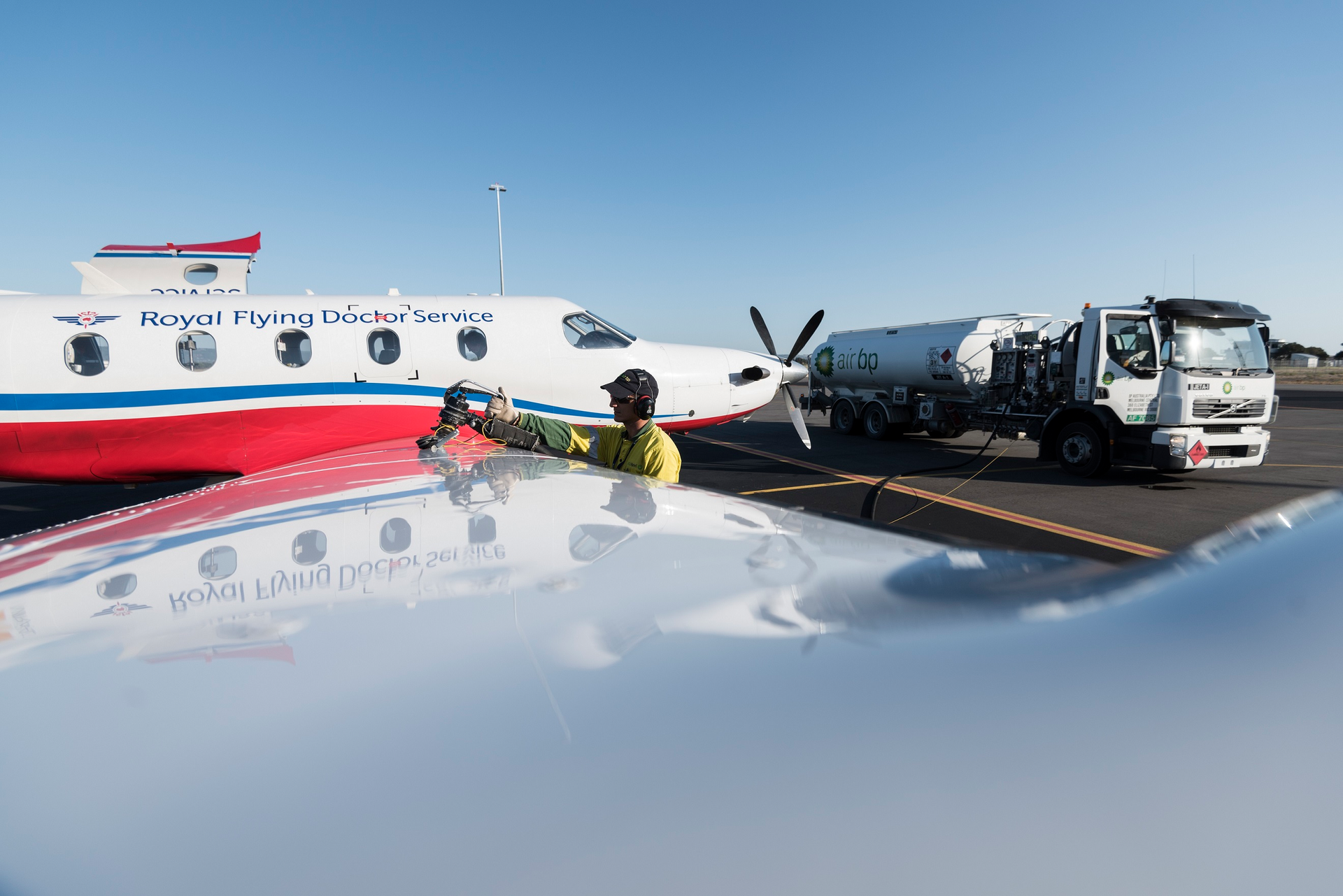 Air Bp Provides Fuelling Services To The Royal Flying Doctor Service