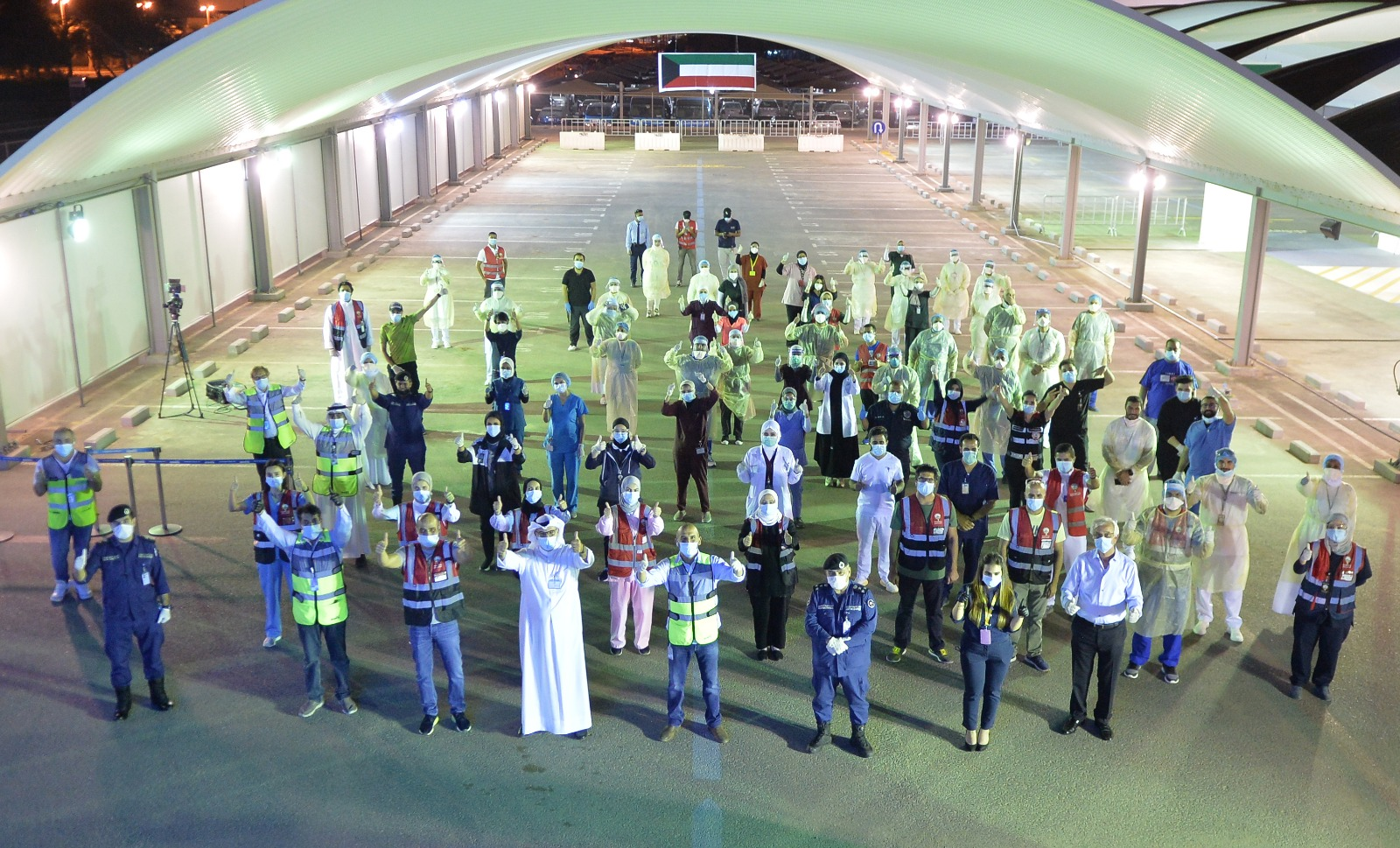 Jazeera Coverts Facility To Covid 19 Drive Through Testing