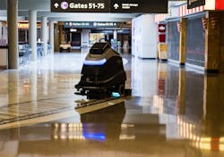 Developed in conjunction with Pittsburgh firm Carnegie Robotics, Nilfisk&rsquo;s Liberty SC50 Autonomous Scrubber/Dryer is a commercial-grade, fully autonomous, robotic floor-cleaning machine.
