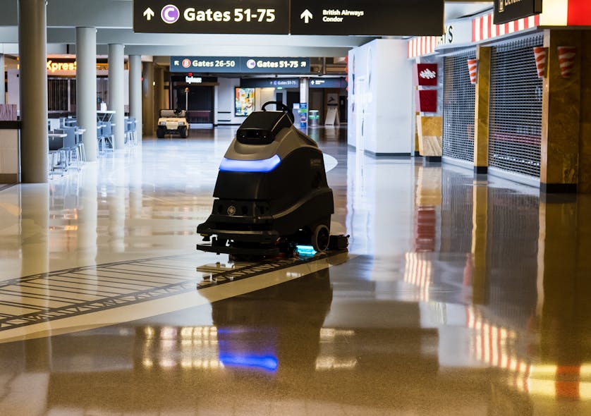 Developed in conjunction with Pittsburgh firm Carnegie Robotics, Nilfisk&rsquo;s Liberty SC50 Autonomous Scrubber/Dryer is a commercial-grade, fully autonomous, robotic floor-cleaning machine.