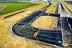 Stockton Metropolitan Airport upgraded its airfield to accomodate growing cargo traffic. Stockton Metropolitan Airport upgraded its airfield to accomodate growing cargo traffic.