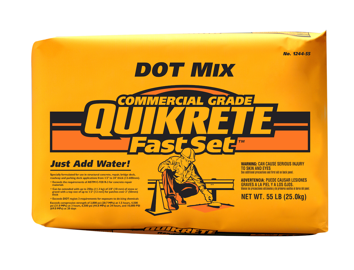 FastSet DOT Mix From: The Quikrete Companies | Aviation Pros