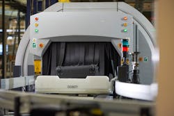 The CrisBag system was installed and tested while the existing Terminal 1 remained in operation, supported by an interim baggage system installed by Beumer. The CrisBag system was installed and tested while the existing Terminal 1 remained in operation, supported by an interim baggage system installed by Beumer.