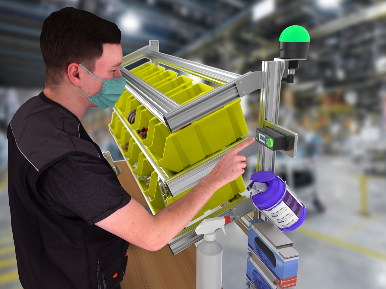 Banner Engineering has released a series of sensor base solutions designed to monitor workplace health and safety to protect workers and customers. Image courtesy Banner Engineering