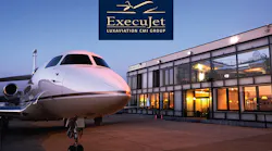 Execu Jet Lfpb Exterior With Logo