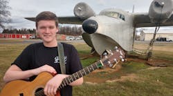 Flying Musician scholarship award winner, Jake Myers