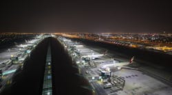 In addition to substantially improved security from enhanced lighting systems, the new luminaries enhance lux value to 30 lx whilst improving energy efficiency and accuracy of illumination, for the betterment of this major international hub.