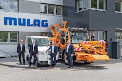 The MULAG management from left to right: Company owner Werner Wössner, managing director Holger Wössner, managing director Andreas Vorig, managing director Uwe Meißner. The MULAG management from left to right: Company owner Werner Wössner, managing director Holger Wössner, managing director Andreas Vorig, managing director Uwe Meißner.