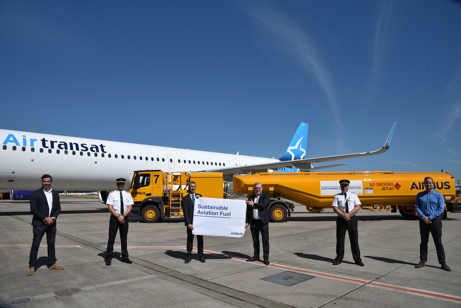 Air Bp Supplies Sustainable Aviation Fuel For Airbus Delivery Flights