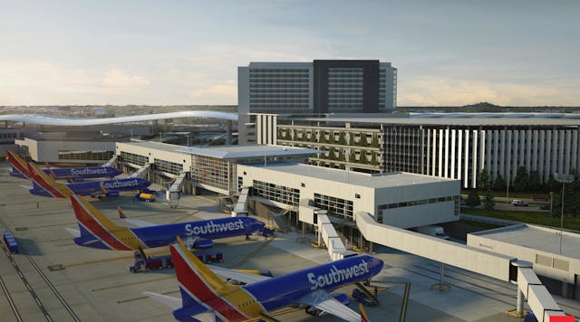 Built by Hensel Phelps Construction Co. and designed by Fentress Architects, BNA&rsquo;s new Concourse D represents more than 1 million hours of labor by more than 2,100 workers, 78 percent of whom are local.