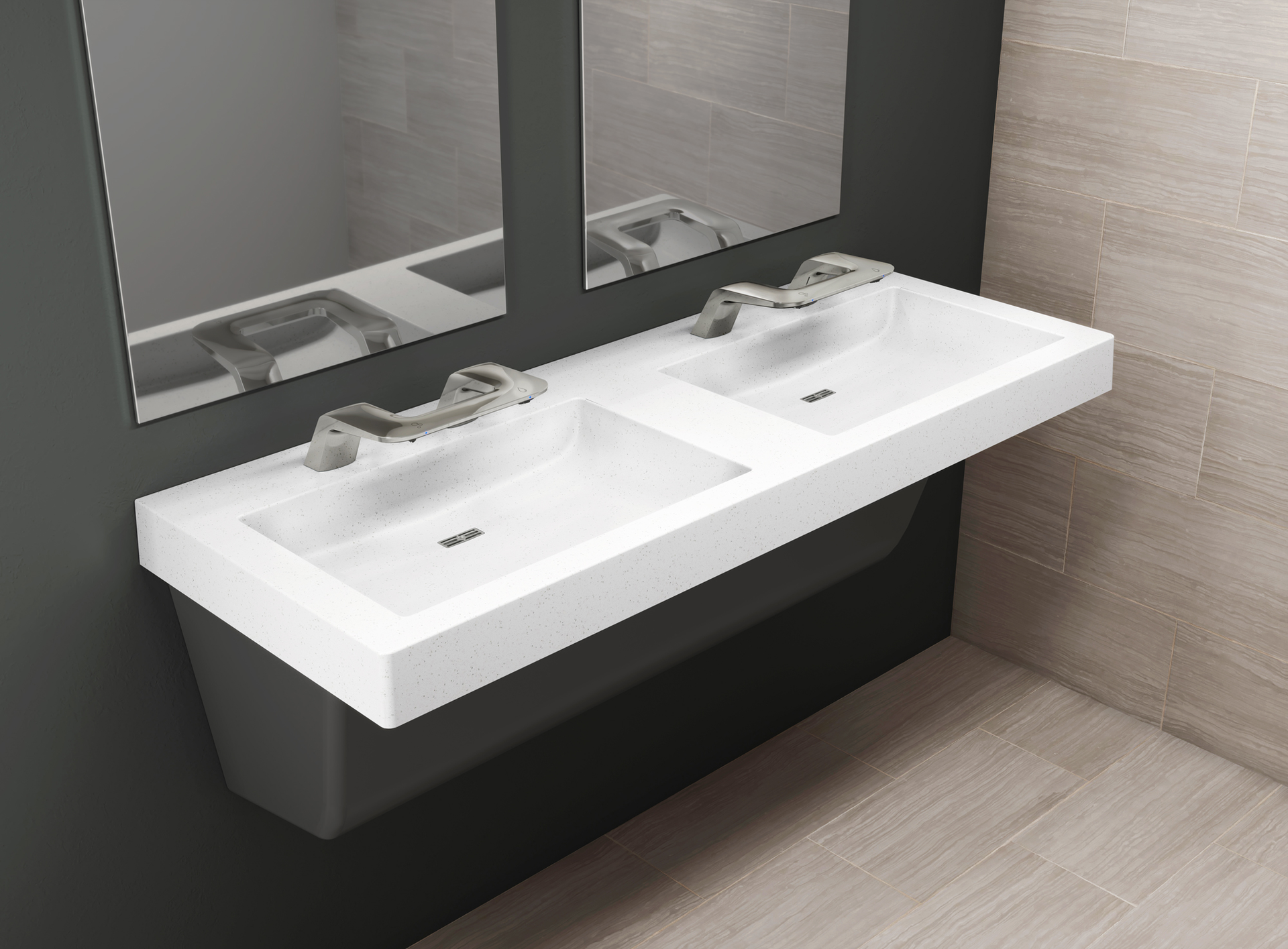The new Express GLX Series and Express TLX Series, as well as the existing Express ELX, each offer the complete handwashing package and check all the boxes for high durability, fast installation, easy cleaning and maintenance, and stylish design.