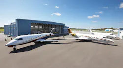 Flying Colour Corp's Hangar Provides Capacity For Interiors And Maintenance Work On Large Jets