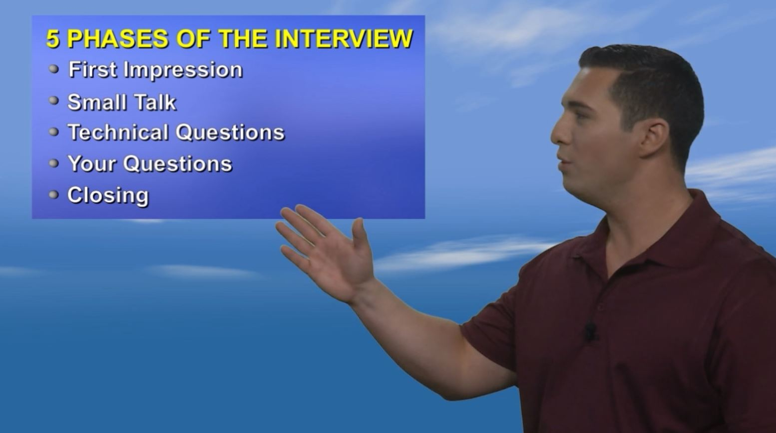 Joe Mu&ntilde;oz 5 Steps of the Interview