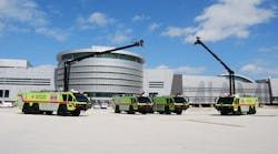 The new MIA ARFF units have the 360-degree camera system, color camera with zoom capabilities, and forward-looking infrared camera technology that allows personnel to locate hidden fires. The new MIA ARFF units have the 360-degree camera system, color camera with zoom capabilities, and forward-looking infrared camera technology that allows personnel to locate hidden fires.