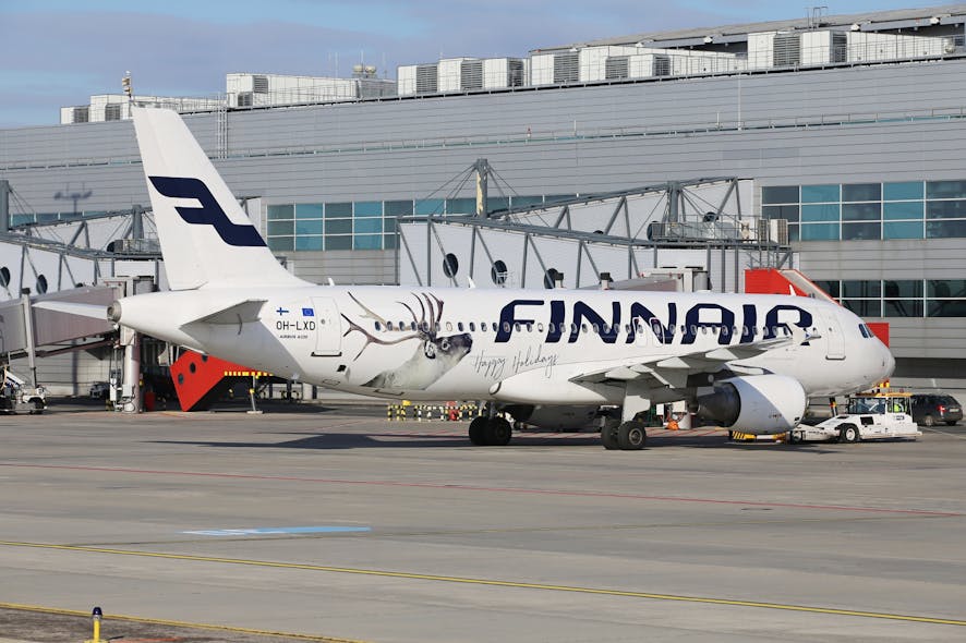 Prague Airport Finnair A320