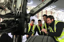 Swiss Training Aircraft Engineers