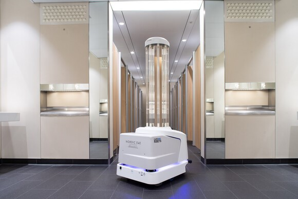 Heathrow has kicked off a number of pioneering technologies including UV cleaning robots which use UV rays to quickly and efficiently kill viruses and bacteria at night