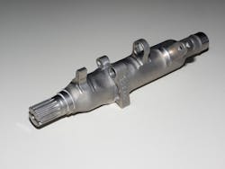 Airbus utilizes Vibrant’s PCRT for testing additive manufactured door latch shafts. Airbus utilizes Vibrant’s PCRT for testing additive manufactured door latch shafts.