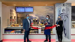 The new airport café spans 650 square feet in a convenient walk-up coffee bar.