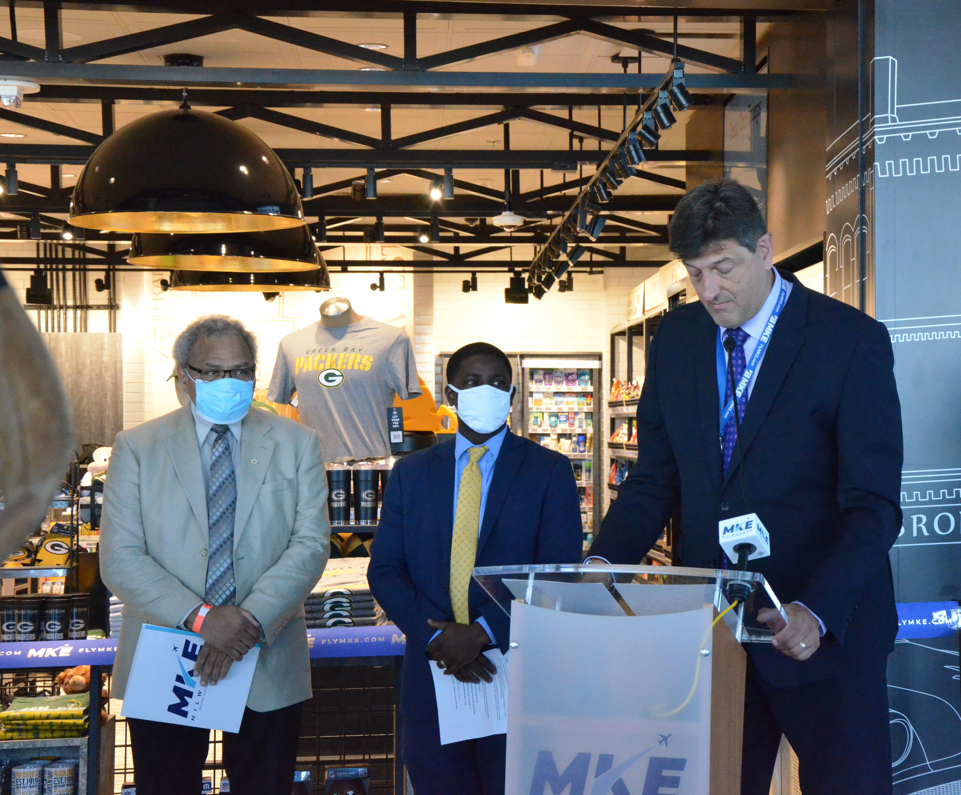 Bronzeville Crossing Event Airport Director, County Executive, Sup Johnson