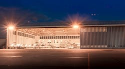 Jet Aviation Geneva hangar. Jet Aviation Geneva hangar.