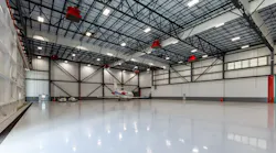 The facility extension features a brand-new 11,270 square-foot. FBO terminal, a 42,000 square-foot hangar and a near-65,000 square-foot ramp.