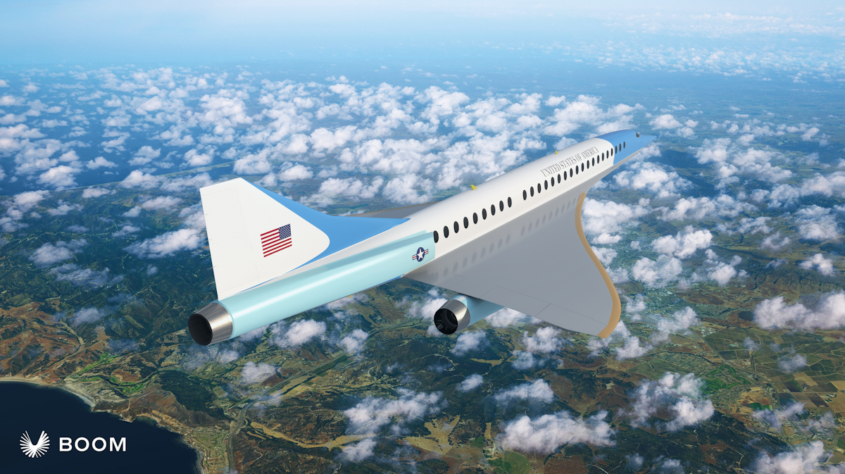 Us Air Force Teams With Boom Supersonic For Government Executive Flight Program Exploration Aviation Pros