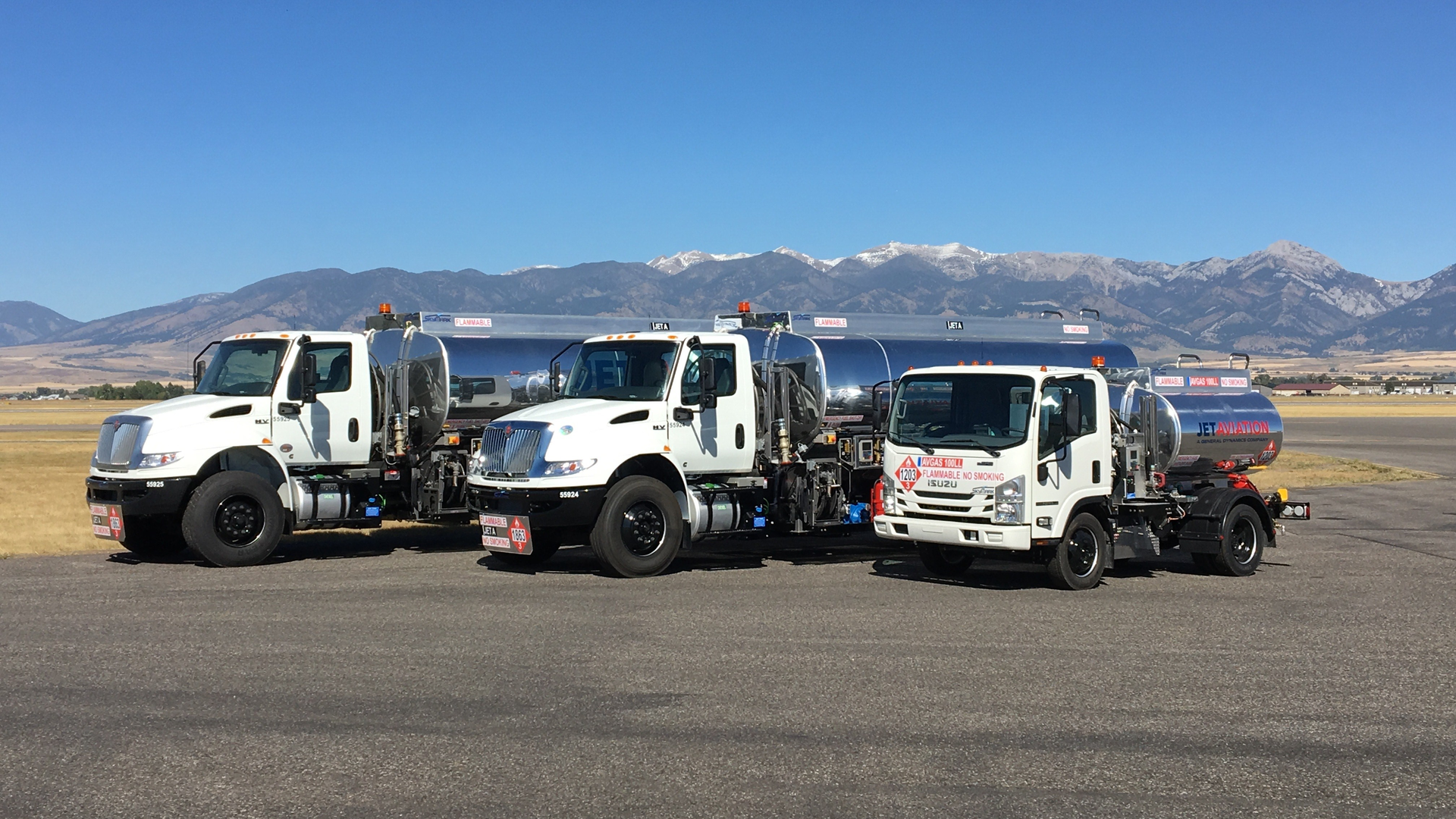 Jet Aviation Fuel Trucks Bozeman