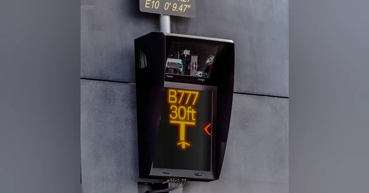 Safedock Advanced Visual Docking Guidance System (A-VDGS) | Aviation Pros